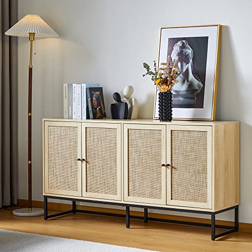 Modern Rattan Door Sideboard Cabinet for Any Room
