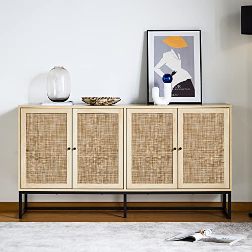 Modern Rattan Door Sideboard Cabinet for Any Room