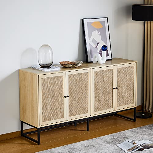 Modern Rattan Door Sideboard Cabinet for Any Room