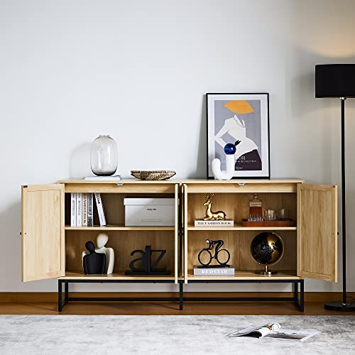 Modern Rattan Door Sideboard Cabinet for Any Room