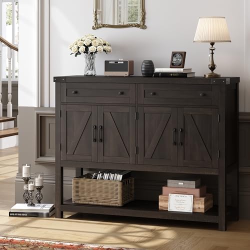 Modern Farmhouse Buffet Sideboard Cabinet with Storage