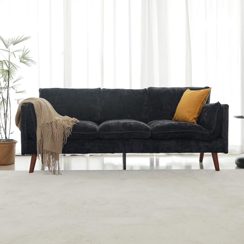 Mid-Century Chenille 82" Sectional Sofa Couch