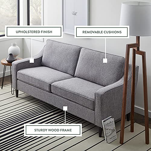Edenbrook Jensen Gray 3-Seater Upholstered Couch
