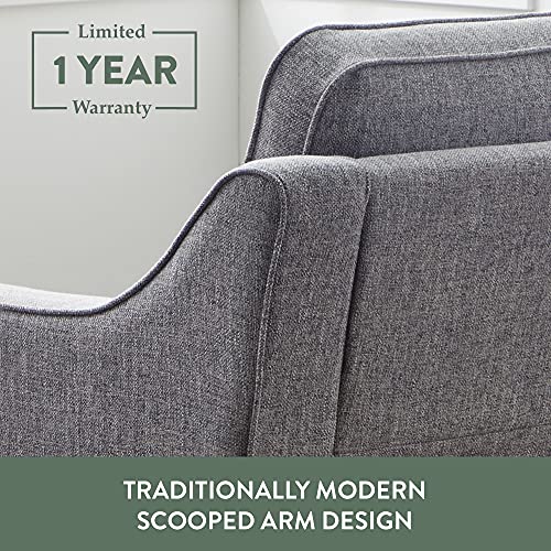 Edenbrook Jensen Gray 3-Seater Upholstered Couch