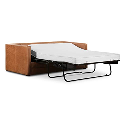 POLY & BARK Napa Furniture, 82 inches, Cognac Tan