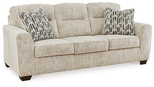 Signature Design by Ashley Lonoke Contemporary Sofa for Living Room, Beige