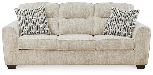 Signature Design by Ashley Lonoke Contemporary Sofa for Living Room, Beige