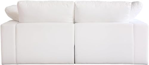 JACH Modular Sectional Couches for Living Room, Modern Convertible Couch, Love Seat Sofas, Cushion Covers Removable, Comfy Sectional Sofa Couch for Living Room Apartment (White)