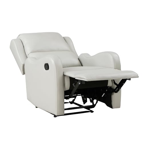 Lexicon Recliner Chair Living Room Reclining Sofa Chair, Home Theater Seating Modern Recliner, Manual Recliner Sofa Chair for Living Room/Office/Apartment, Wall Hugger Recliner, Taupe