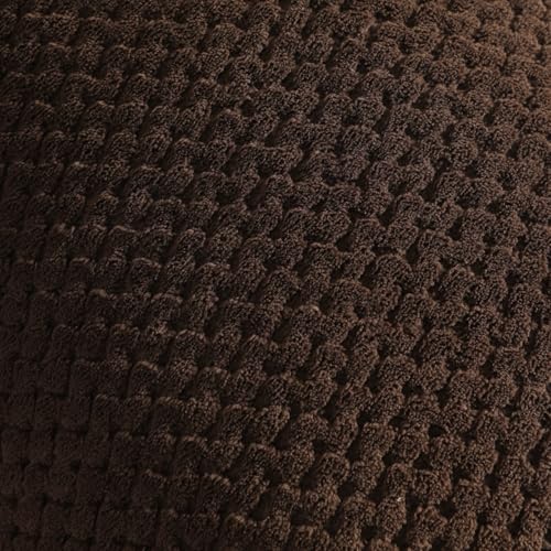 Kiertl Large-Wide Power Lift Recliner Chair for Elderly, Big and Tall, Heat and Massage, Lift Chairs Recliners with Extended Footrest, Remote Control, 2 Cup Holders - (Plush Flannel, Dark Brown)