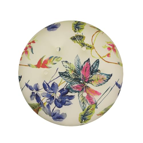 Jennifer Taylor Home Yolanda Ottoman, Off-White/Floral