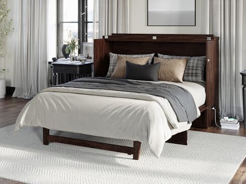 AFI, Northfield Murphy Bed Chest, Queen, Burnt Amber