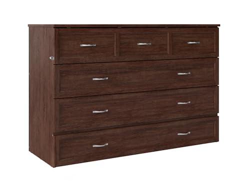 AFI, Northfield Murphy Bed Chest, Queen, Burnt Amber