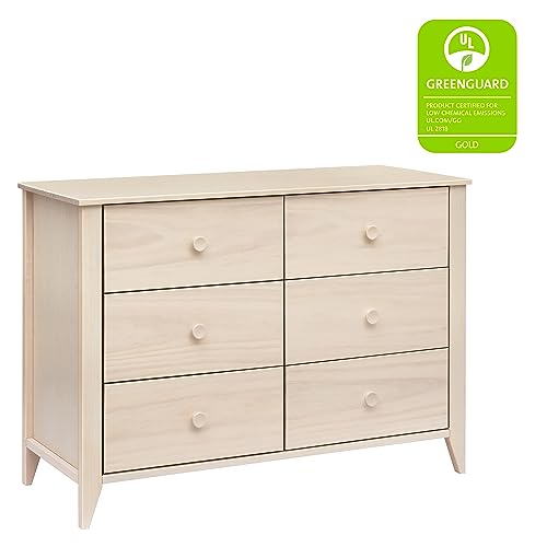 Babyletto Sprout 6-Drawer Double Dresser, Full, Washed Natural