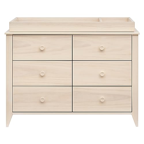 Babyletto Sprout 6-Drawer Double Dresser, Full, Washed Natural