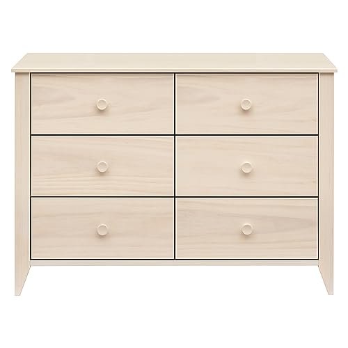 Babyletto Sprout 6-Drawer Double Dresser, Full, Washed Natural