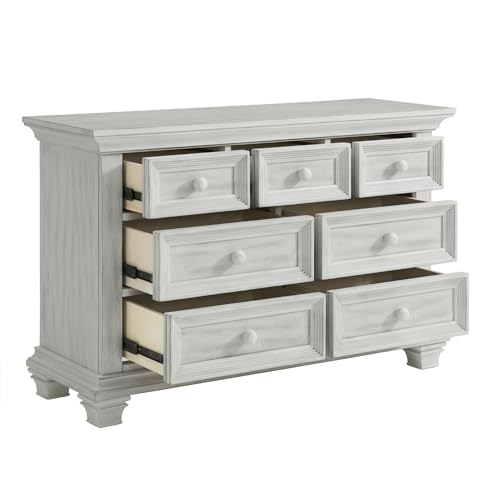 Oxford Baby Weston 7-Drawer Dresser, Vintage White