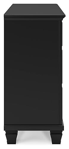 Signature Design by Ashley Lanolee Traditional 7 Drawer Dresser for Bedroom, Black