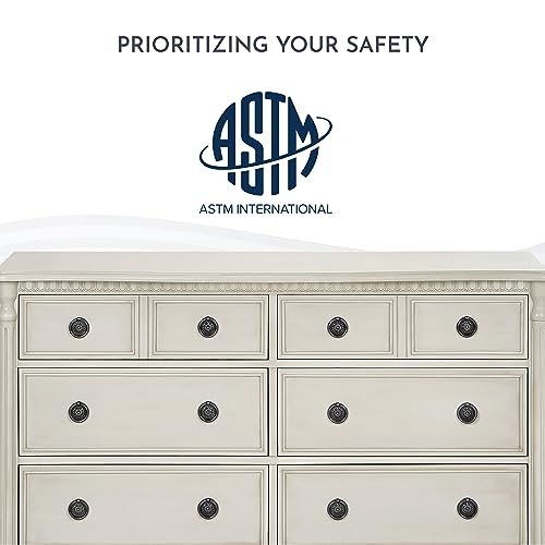 Evolur Julienne 6 Double Dresser Clay, 54x20.30x33 Inch (Pack of 1)