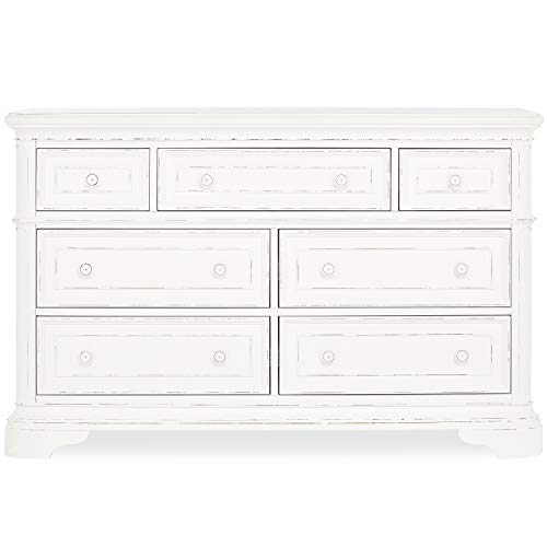 Evolur Signature Westbury Double Dresser in Aged White