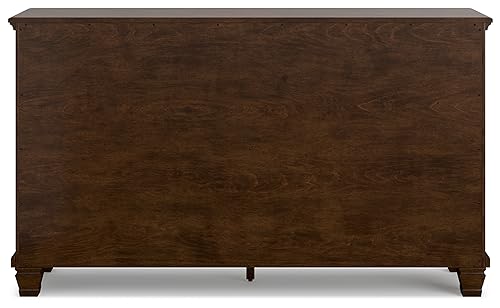 Danabrin Traditional 7-Drawer Dark Brown Dresser