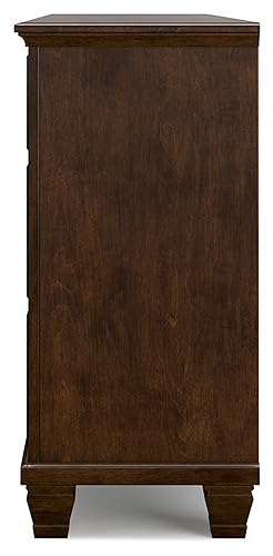 Danabrin Traditional 7-Drawer Dark Brown Dresser