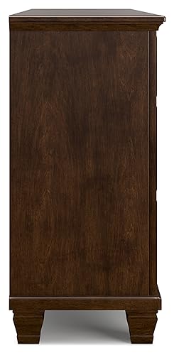 Danabrin Traditional 7-Drawer Dark Brown Dresser