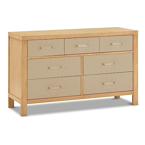 Eloise 7-Drawer Honey Eco-Weave Dresser