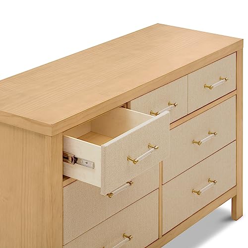 Eloise 7-Drawer Honey Eco-Weave Dresser