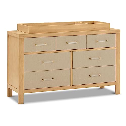 Eloise 7-Drawer Honey Eco-Weave Dresser