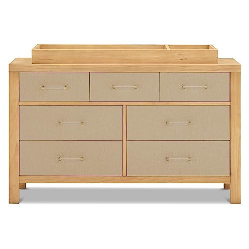 Eloise 7-Drawer Honey Eco-Weave Dresser