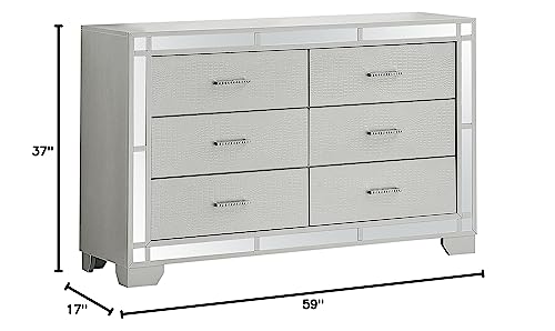 Madison Silver Champagne Dresser by Glory Furniture