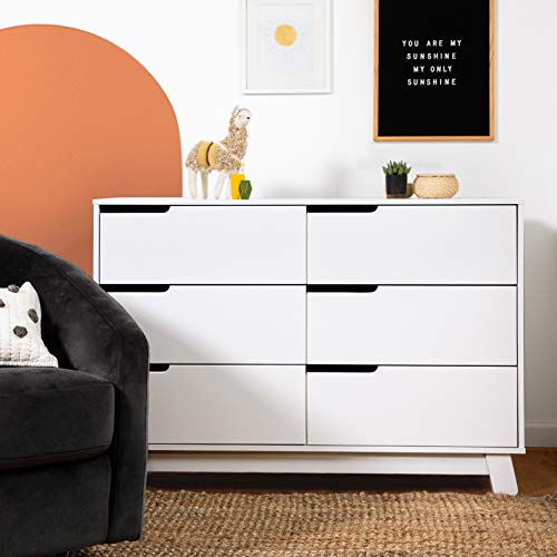 Babyletto Hudson White 6-Drawer Double Dresser