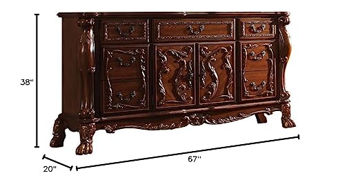Acme Dresden Cherry Oak 7-Drawer Dresser