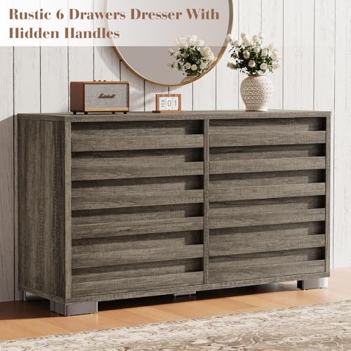 5-Piece Rustic Grey Farmhouse Bedroom Set