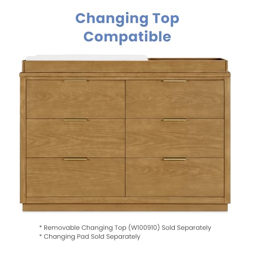 Acorn 6 Drawer Dresser - Naturals Collection