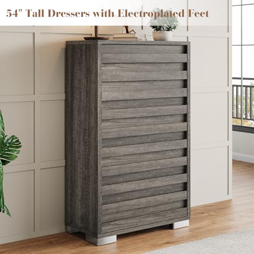 5-Piece Rustic Grey Farmhouse Bedroom Set