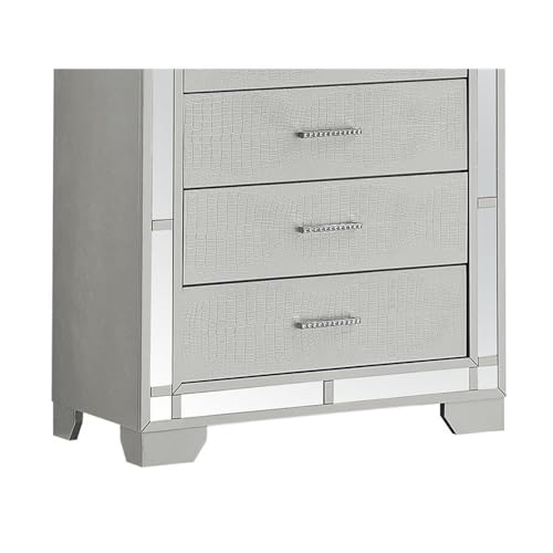 Silver Champagne 5-Drawer Chest by Glory Furniture