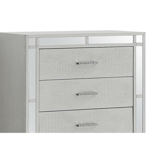Silver Champagne 5-Drawer Chest by Glory Furniture