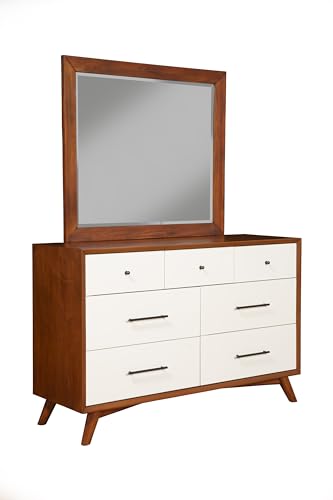 Flynn Dresser in Brown and White Finish