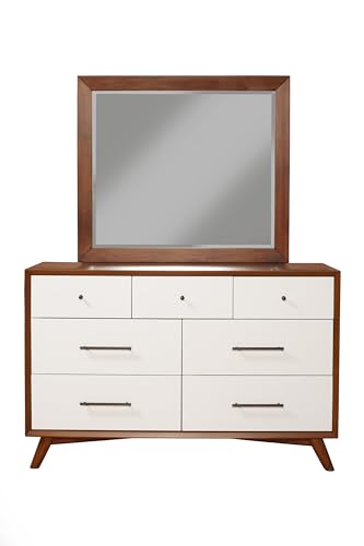Flynn Dresser in Brown and White Finish