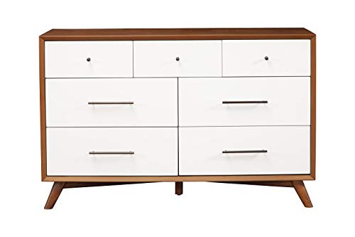 Flynn Dresser in Brown and White Finish