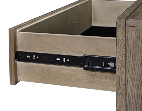 Chrestner Contemporary 9-Drawer Dresser in Brown