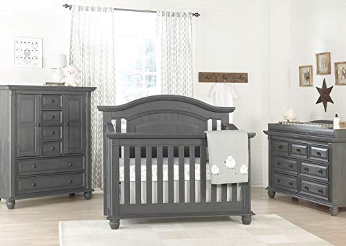 Oxford Baby London Lane 7-Drawer Dresser in Arctic Gray