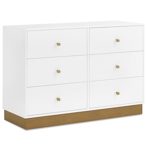 Bianca White/Acorn James 6 Drawer Dresser