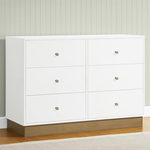 Bianca White/Acorn James 6 Drawer Dresser