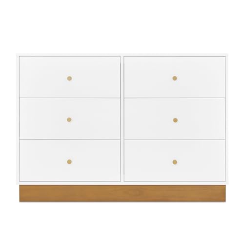 Bianca White/Acorn James 6 Drawer Dresser