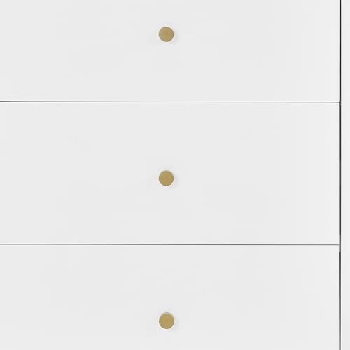 Bianca White/Acorn James 6 Drawer Dresser