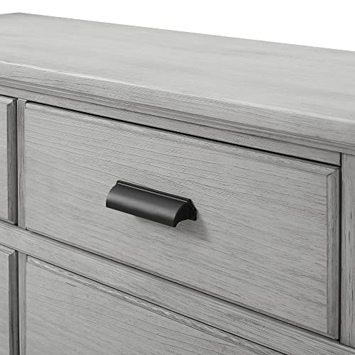 Asher 6-Drawer Dresser with Changing Top - Rustic Mist