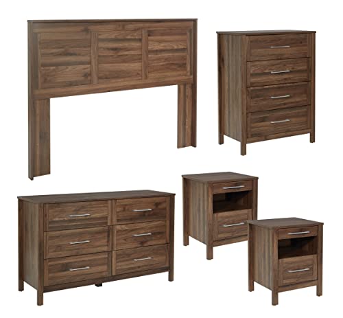 Stonebrook 5-Piece Bedroom Set in Classic Walnut